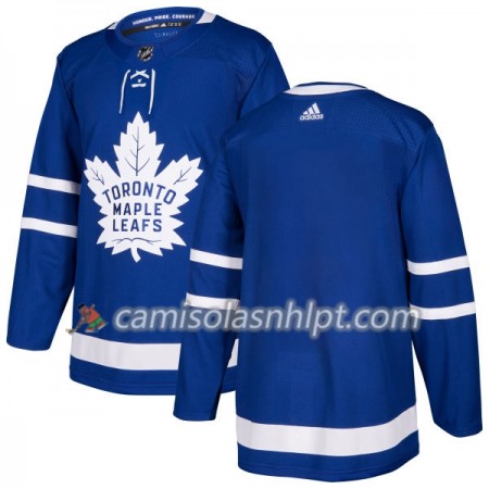 Camisola Toronto Maple Leafs Blank Adidas 2017-2018 Azul Authentic - Homem